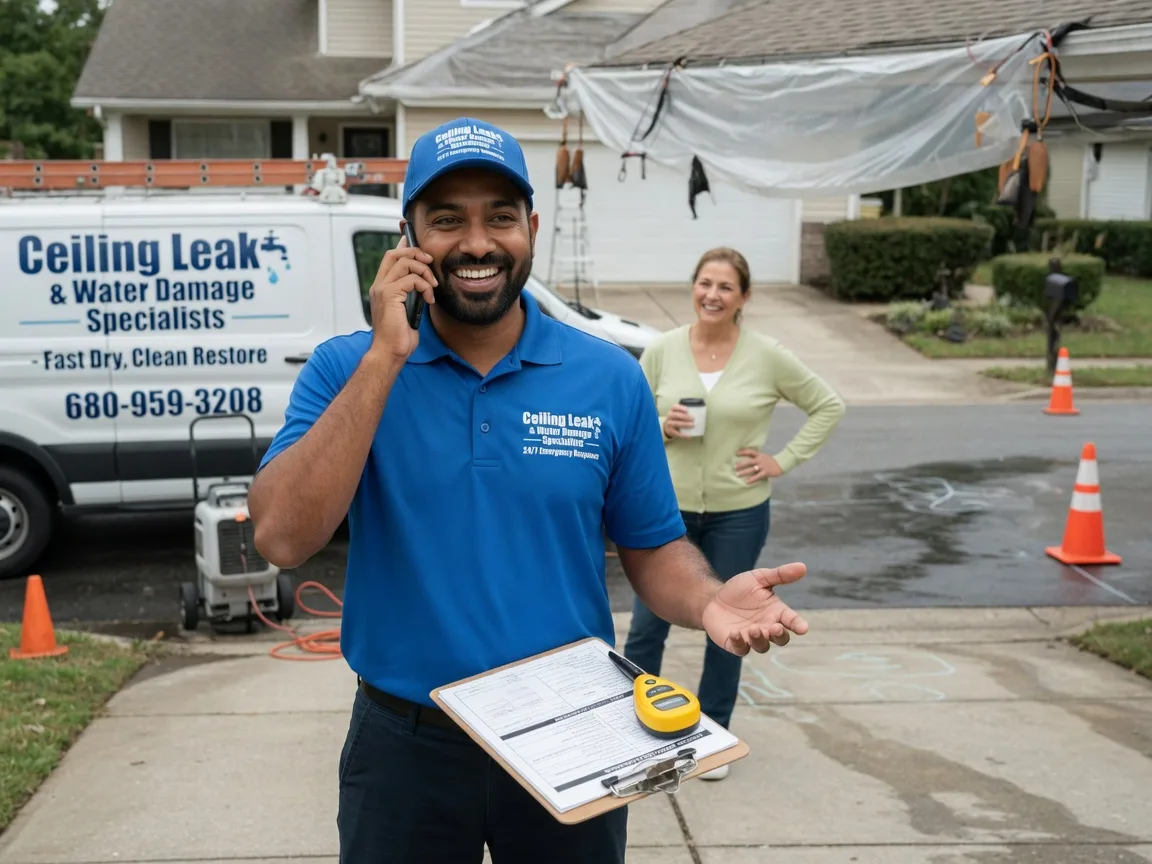 Ceiling Leak Cleanup Windham, NH FAQs